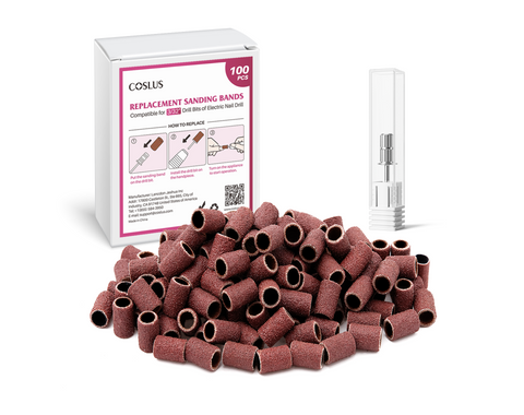 COSLUS replacement sanding bands for electric nail drill img