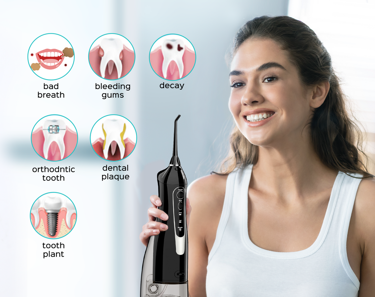 COSLUS C20(F5020E) Oral Irrigator: Healthy teeth and gums