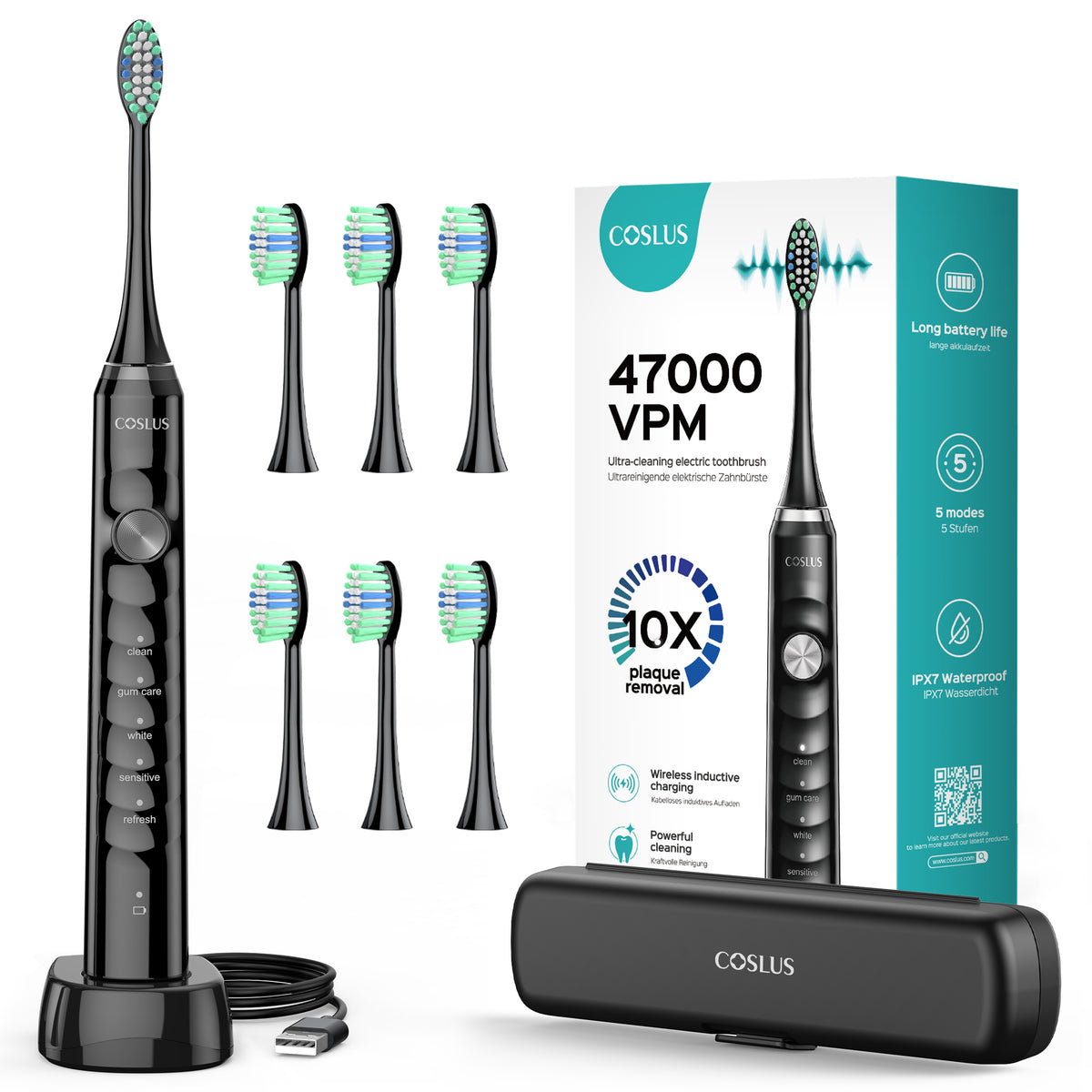 COSLUS CX40 Sonic Electric Toothbrush