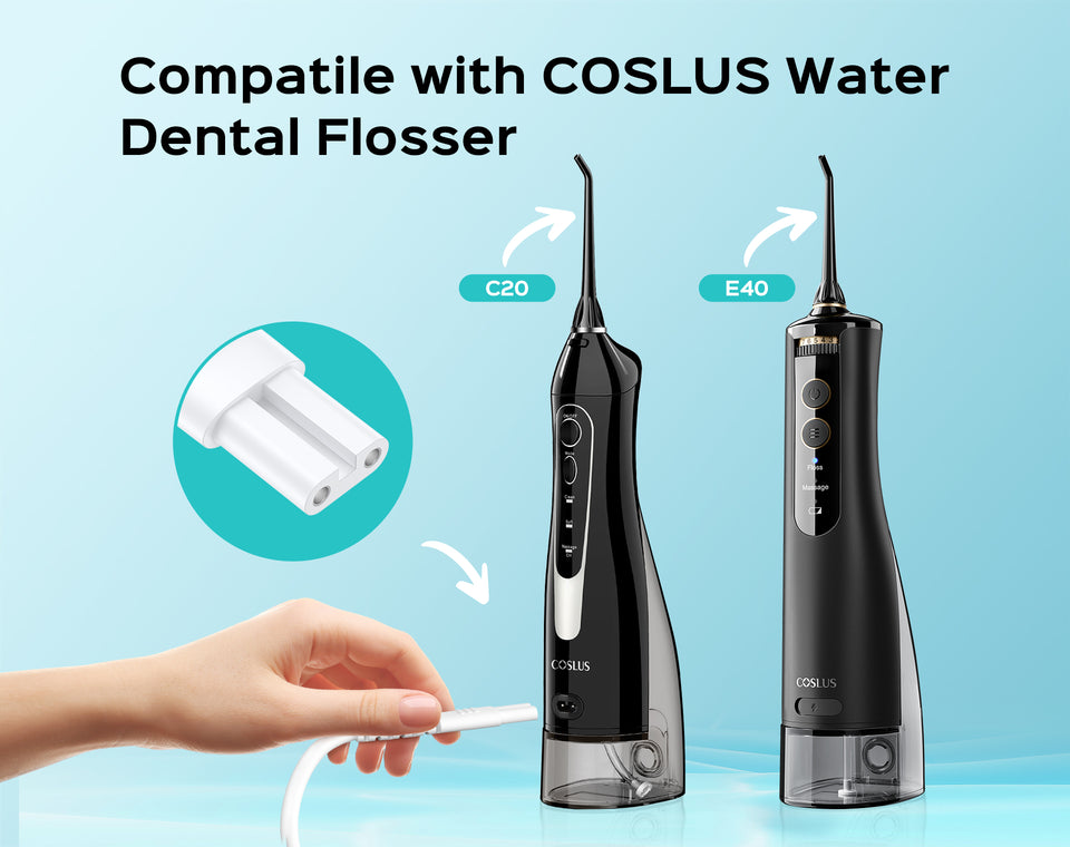 8-shaped port charging cable for dental flosser img