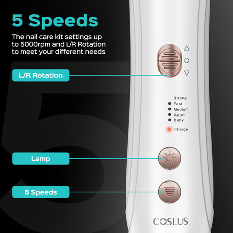 COSLUS C43 Professional Manicure Pedicure Kit img