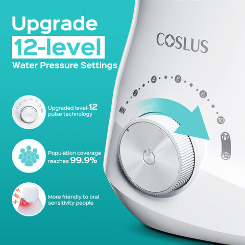 COSLUS E1 (RST5102) Countertop Water Flosser with 12 Pressure Settings img