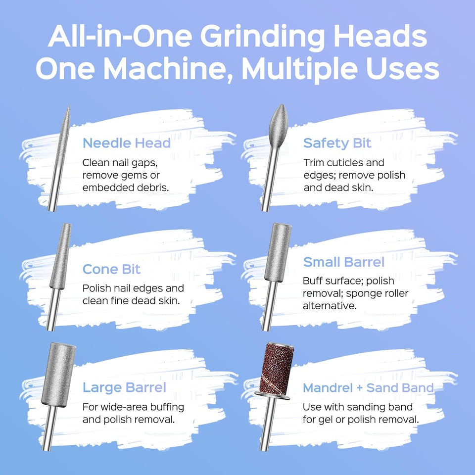 COSLUS (E51) Rechargeable Electric Nail Drill img