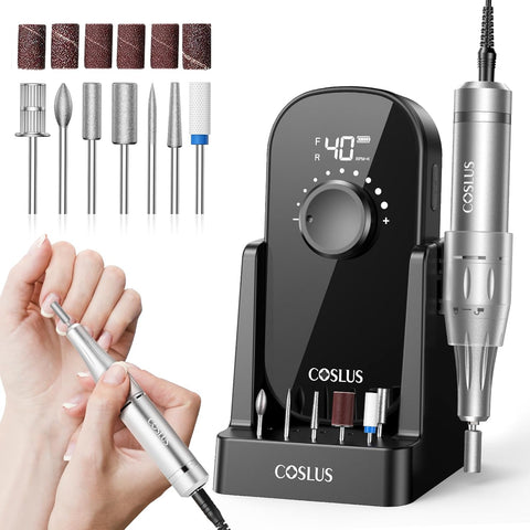 COSLUS (E51) Rechargeable Electric Nail Drill img