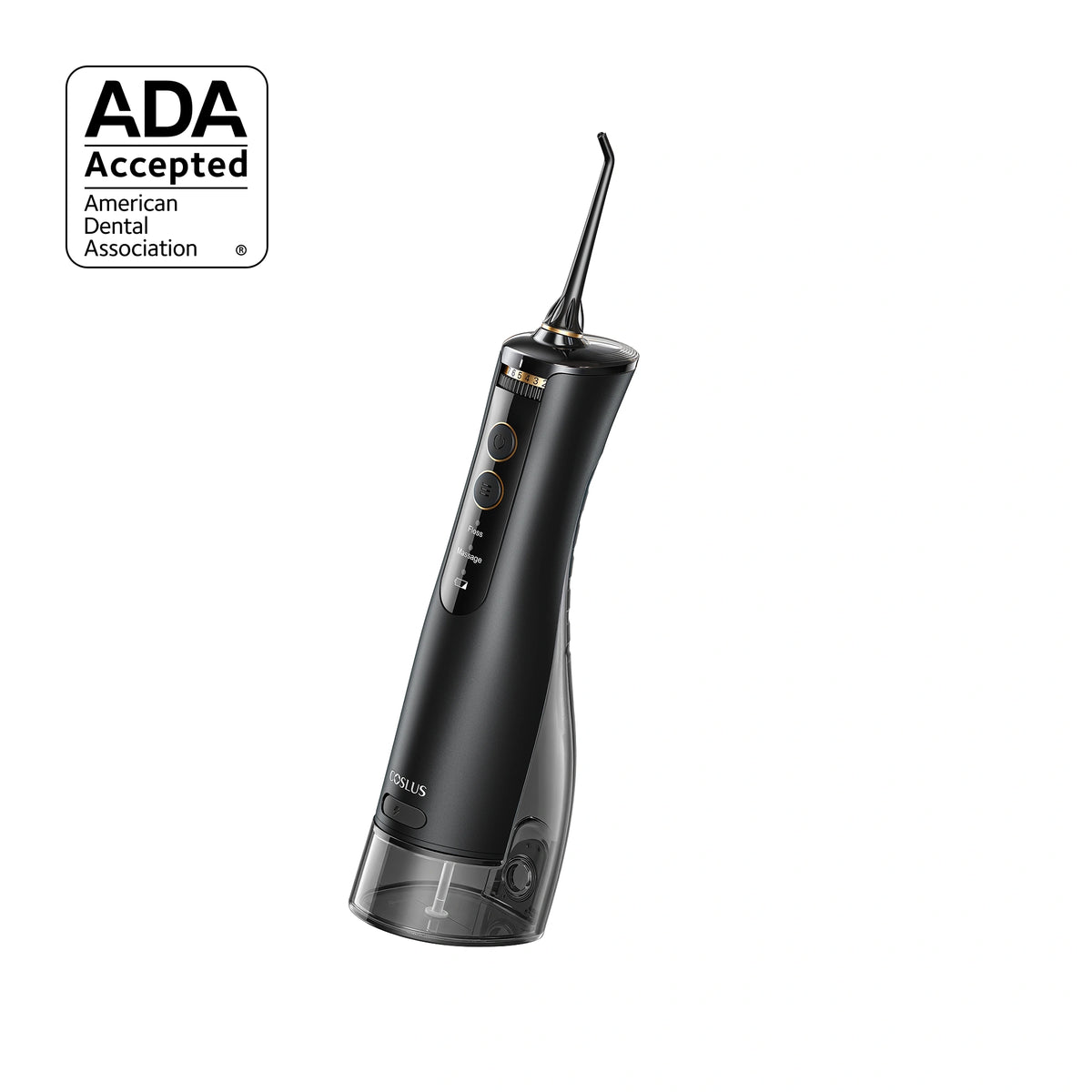 COSLUS E40 10-Level Dial Pressure Control Cordless Water Flosser