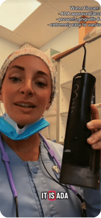 COSLUS E40 10-Level Dial Pressure Control Water Flosser