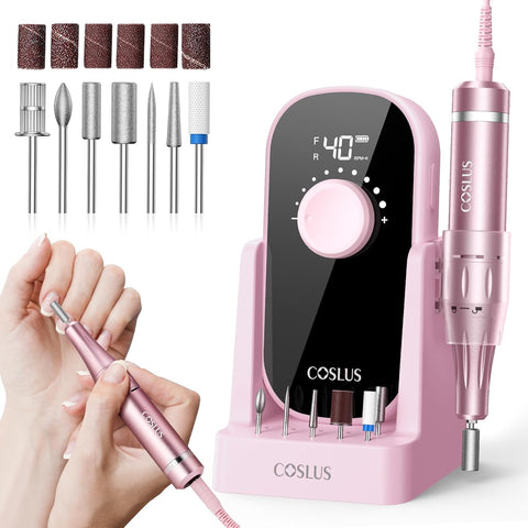 COSLUS (E51) Rechargeable Electric Nail Drill img