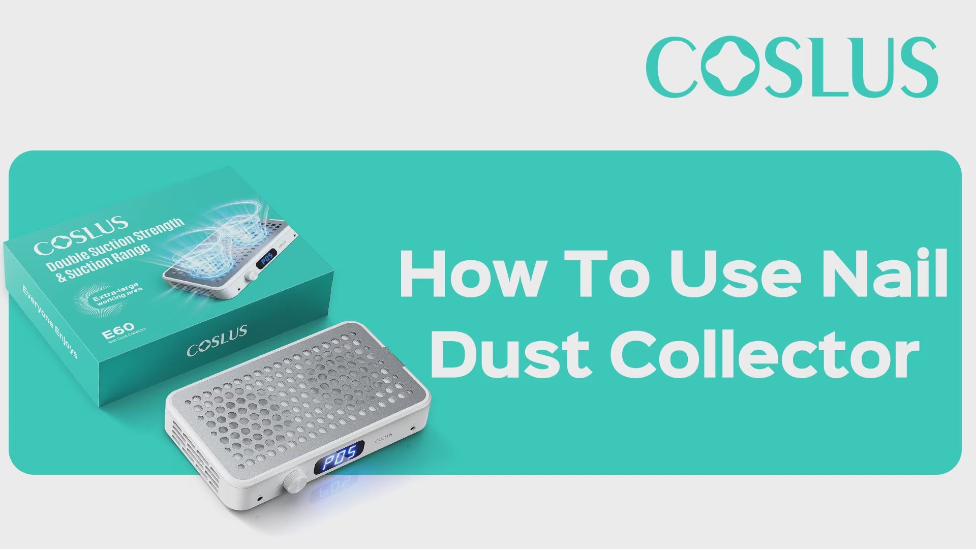 COSLUS E60 Nail dust collector