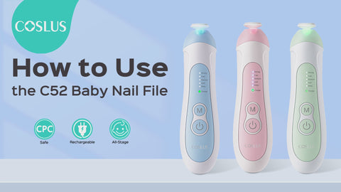 COSLUS C52 Electric baby nail trimmer img