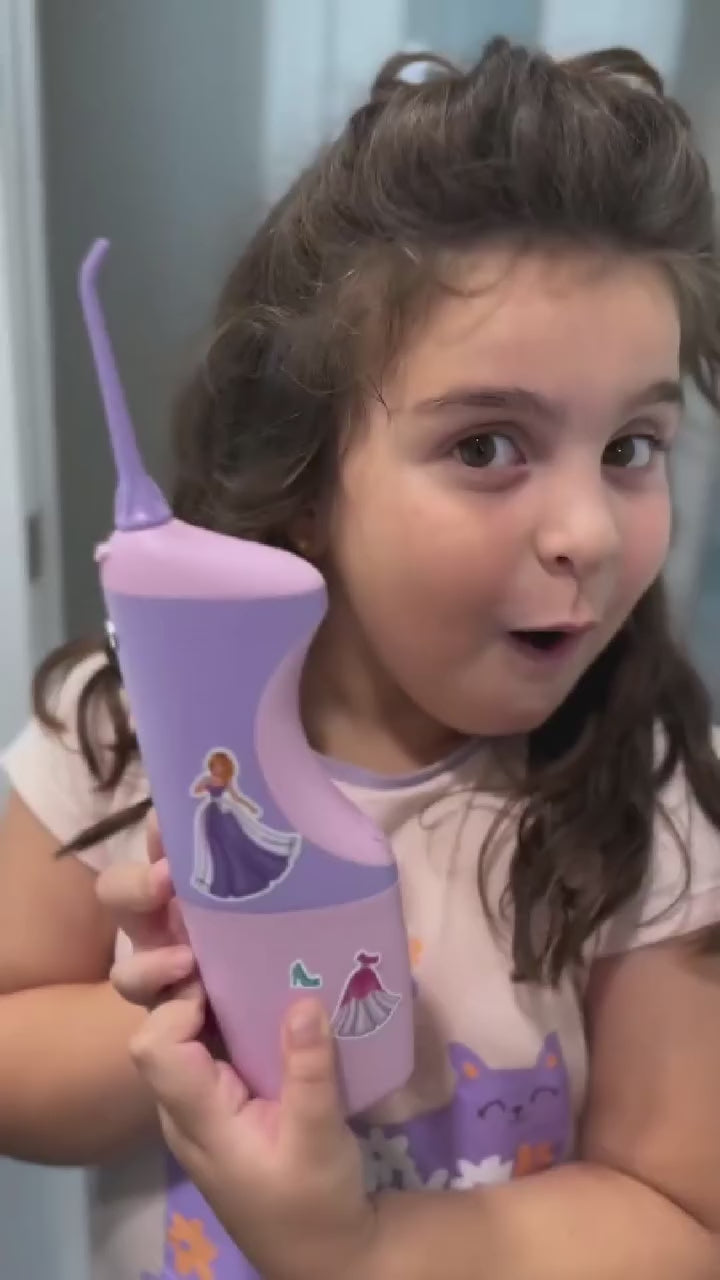 COSLUS C31 Age-Specific Cordless Water Flosser for Kids customer video