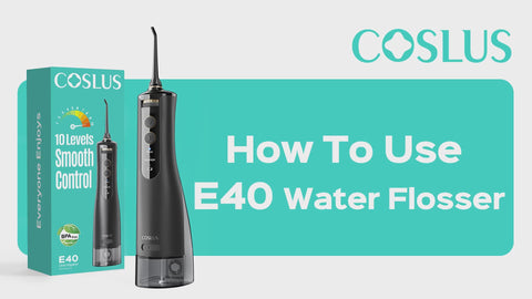 COSLUS E40 10-Level Dial Pressure Control Water Flosser img