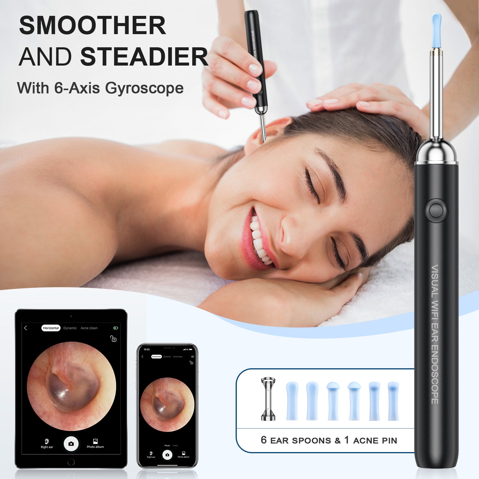 ERC1 Wireless Ear Wax Removal Kit 1080P