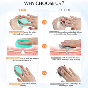 MFC1 Facial Brush with Ultra Hygienic Soft Silicone